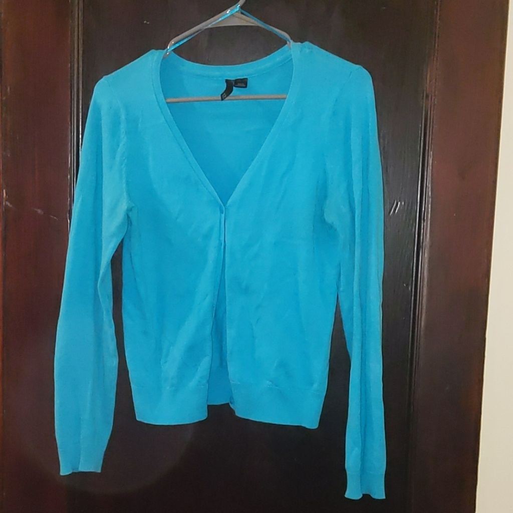 H&M Blue Cardigan